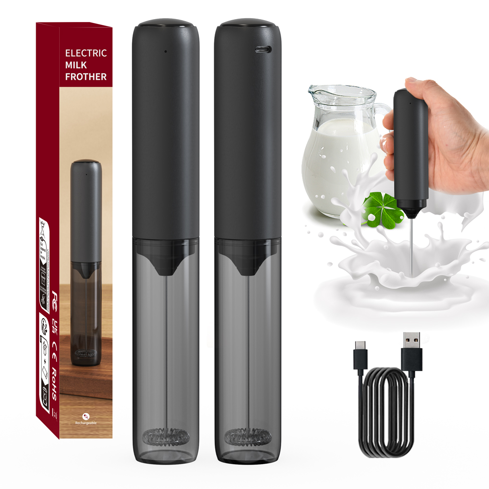 Kitchen Gadgets And Appliances - เครื่องตีฟองนมแบบมือถือ กำลังแรง สำหรับทำลาเต้ ตีเครื่องดื่ม กาแฟ ใช้ไฟฟ้า