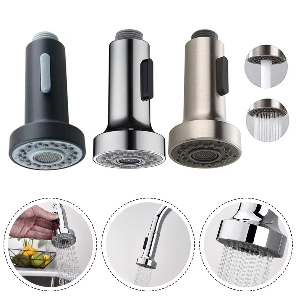 Kitchen Gadgets Mixer - ห้องครัวดึงออกก๊อกน้ําหัวฉีด ABS ทนทานประหยัดน้ําห้องน้ําอ่างล้างหน้าฝักบัวสเปรย์หัวมัลติฟังก์ชั่ดึงหัว