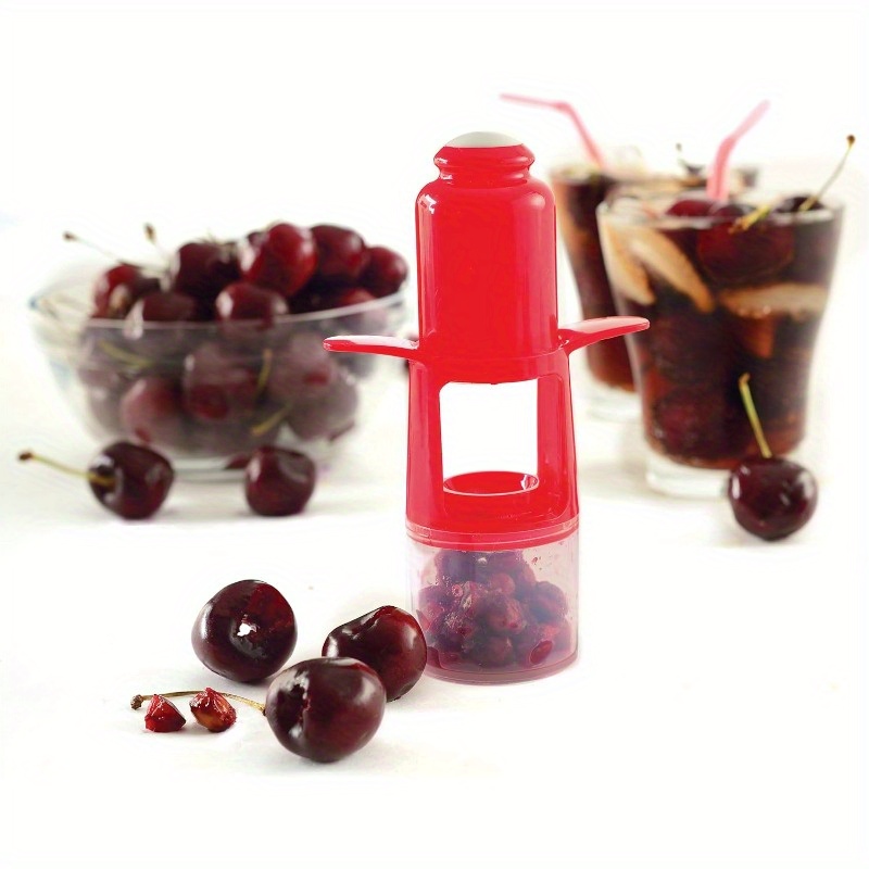 Kitchen Gadgets Usa - เครื่องมือแยกเมล็ดเชอร์รี่แบบสร้างสรรค์ ใช้งานง่าย อุปกรณ์ครัวสำหรับแยกเมล็ดเชอร์รี่