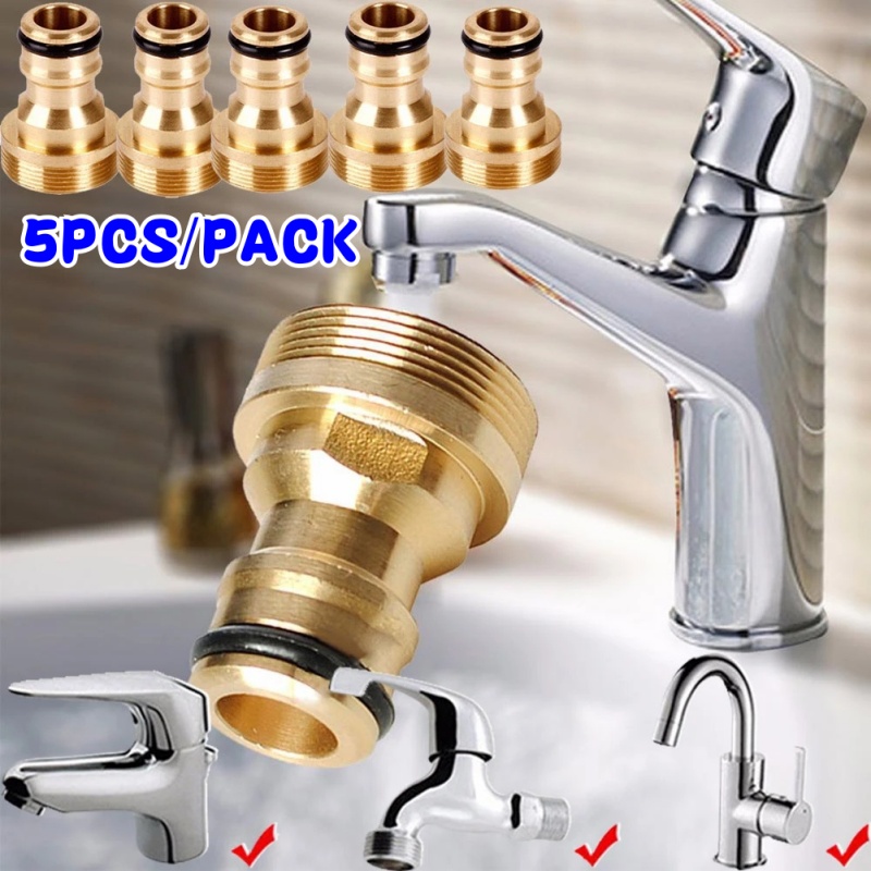 Kitchen Gadgets Mixer - อะแดปเตอร์ก๊อกน้ำประปาทองเหลืองแบบสากล, อะแดปเตอร์เชื่อมต่อก๊อกน้ำอะแดปเตอร์ท่อผสมสำหรับอ่างล้างหน้าอุปกรณ์ทำสวนรดน้ำในสวน
