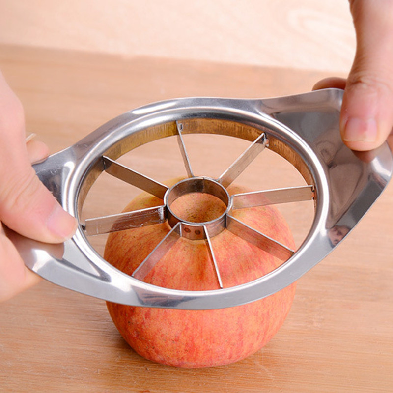 Apple Corer Slicer - Chopper สแตนเลส Apple เครื่องตัด Corer ทําอาหารผักเครื่องมือผลไม้