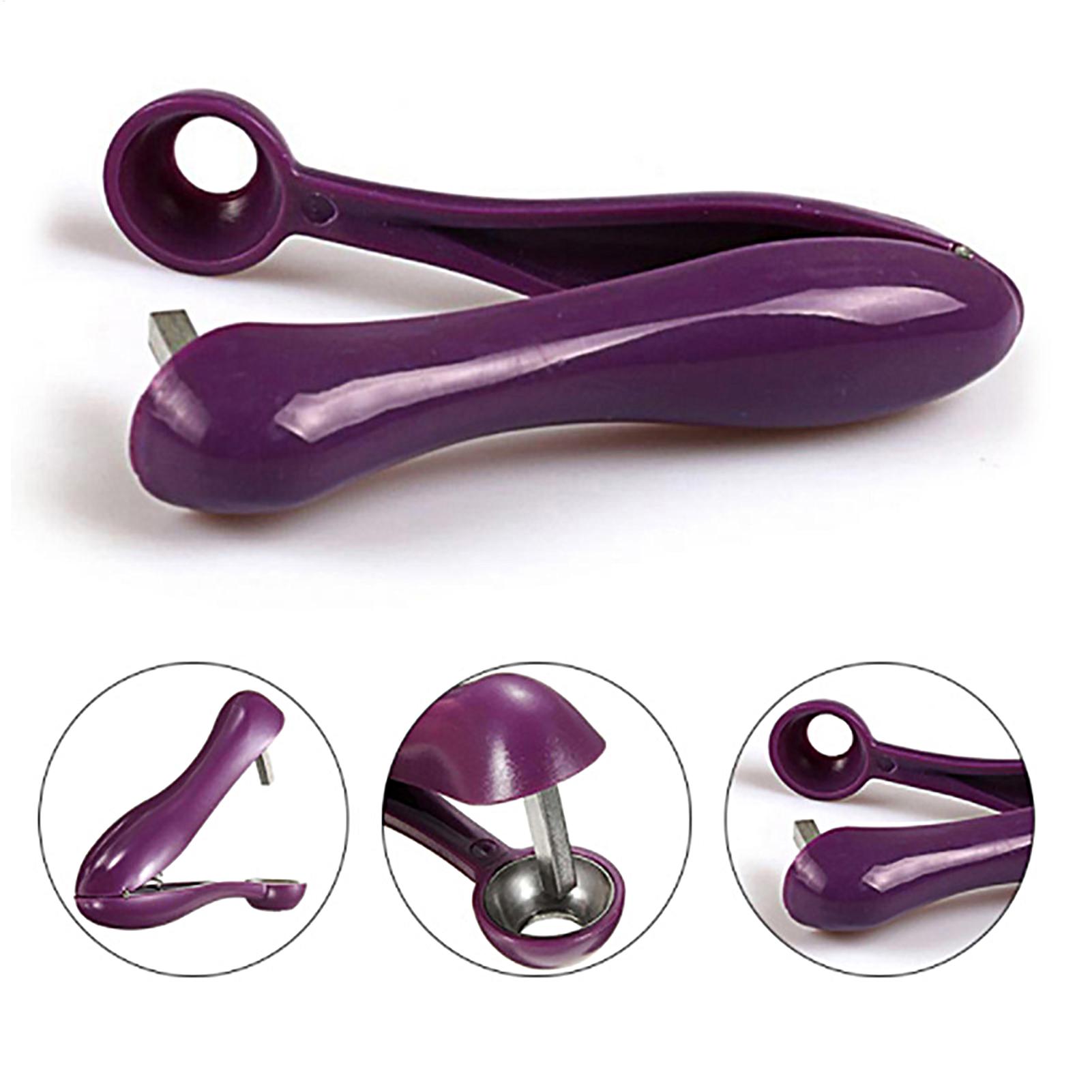 Kitchen Gadgets Usa - เครื่องมือแยกเมล็ดเชอร์รี่แบบพกพา อุปกรณ์แยกเมล็ดมะกอก เครื่องมือแยกเมล็ดผลไม้และผัก อุปกรณ์ครัวสำหรับแยกเมล็ดเชอร์รี่