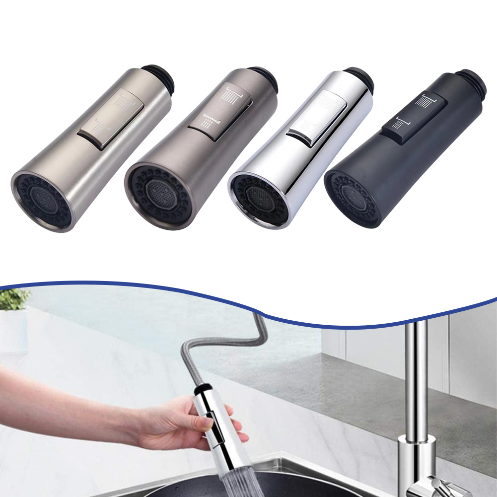 Kitchen Gadgets Mixer - หัวฉีดน้ำก๊อกน้ำในครัวแบบดึงออกได้ 1 ชิ้น ทำจากวัสดุ ABS หัวฉีดน้ำแบบสเปรย์