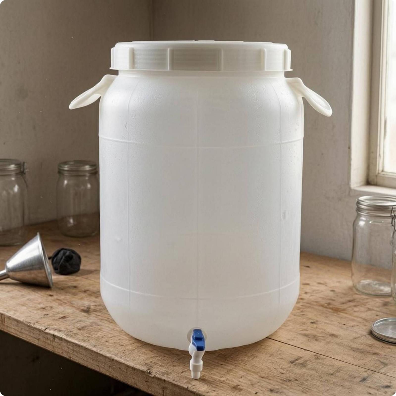 Food Storage Containers - ถังเก็บพลาสติกเกรดอาหาร ทนทาน หนาพิเศษ พร้อมก๊อกน้ำ สำหรับใช้งานอเนกประสงค์