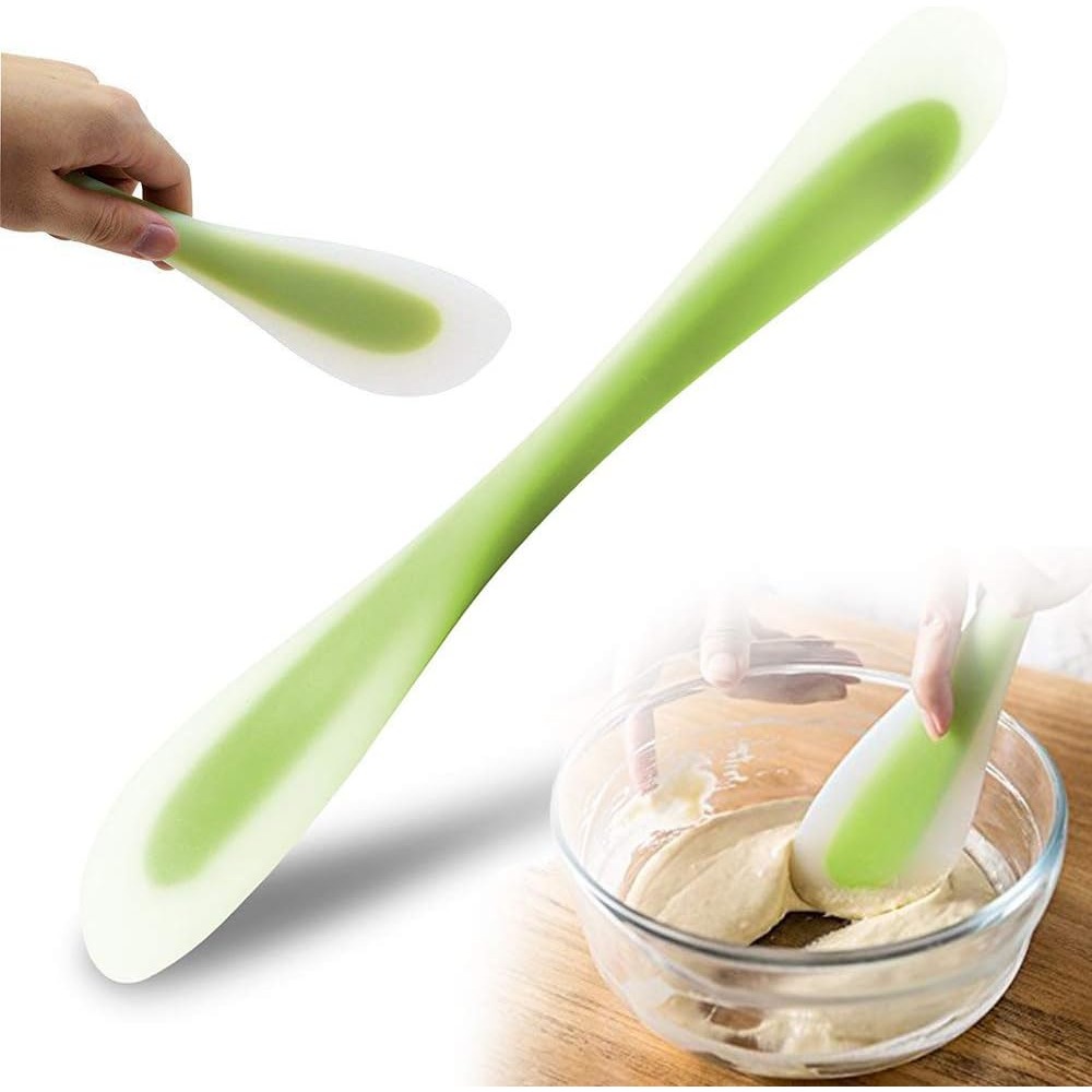 Kitchen Gadgets For Dad - ชุดตะหลิวซิลิโคนทนความร้อนและช้อนขูดสำหรับทำอาหาร อบ ผสม ปาด ติดแน่น ไม่ลื่น