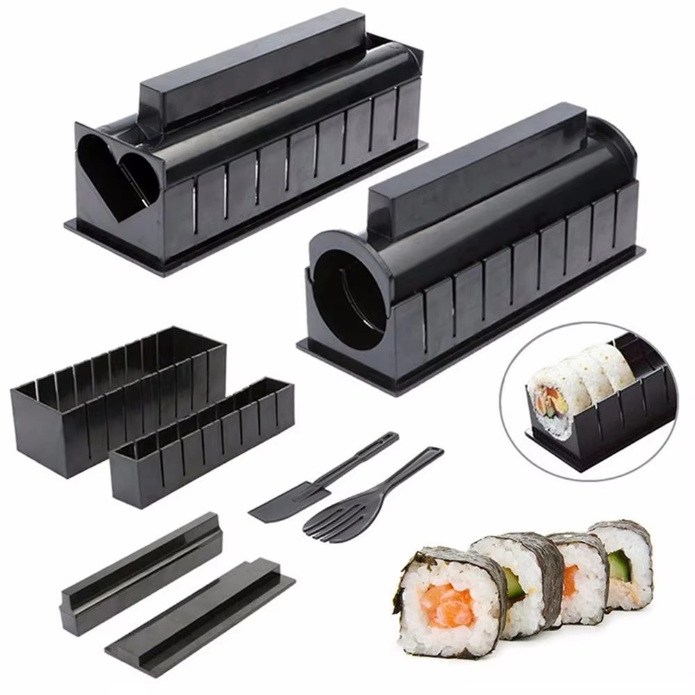 Kitchen Gadgets Japanese - ชุดทำซูชิญี่ปุ่น 3 แบบ 3/10 ชิ้น ชุดอุปกรณ์ทำซูชิ