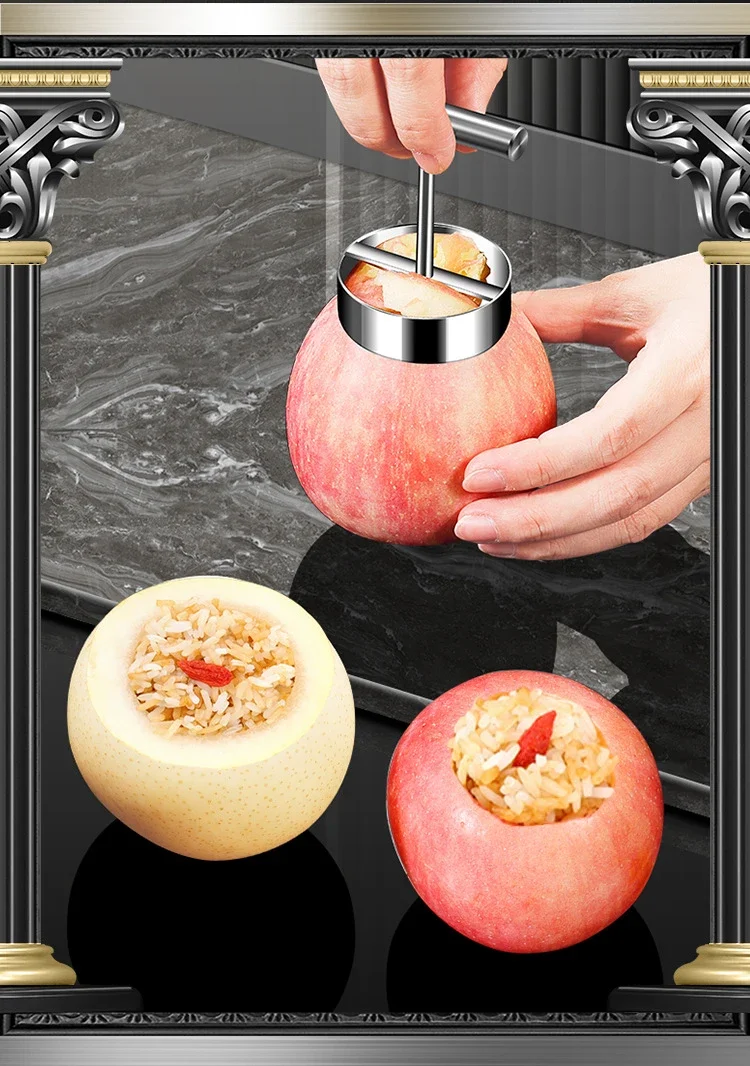 ที่คว้านเมล็ดผลไม้ ที่คว้านเมล - Apple Corer Slicer บทวิจารณ์และราคา