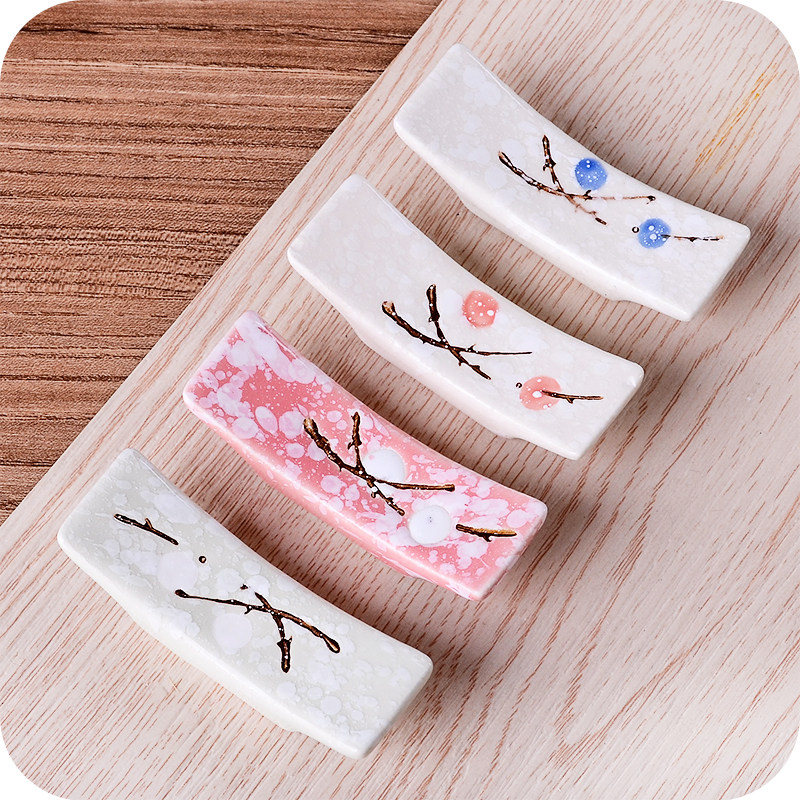 ที่วางตะเกียบเซรามิกลายดอกบ๊วย - Kitchen Gadgets Japanese บทวิจารณ์และราคา