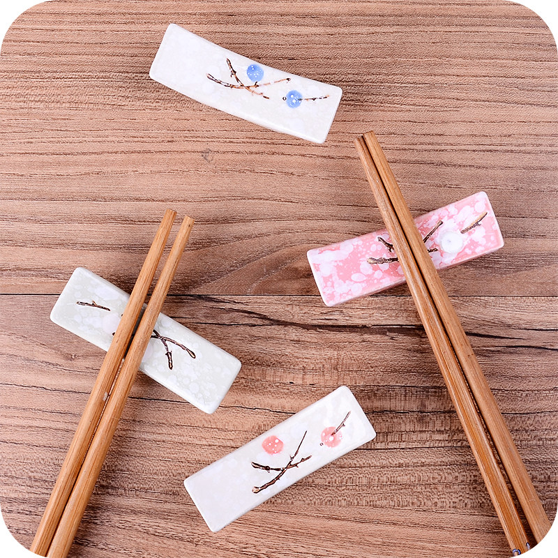 ที่วางตะเกียบเซรามิกลายดอกบ๊วย - Kitchen Gadgets Japanese บทวิจารณ์และราคา