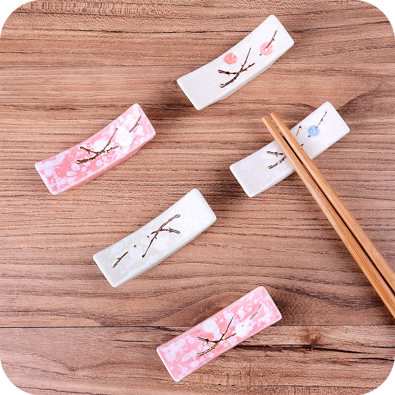 ที่วางตะเกียบเซรามิกลายดอกบ๊วย - Kitchen Gadgets Japanese บทวิจารณ์และราคา