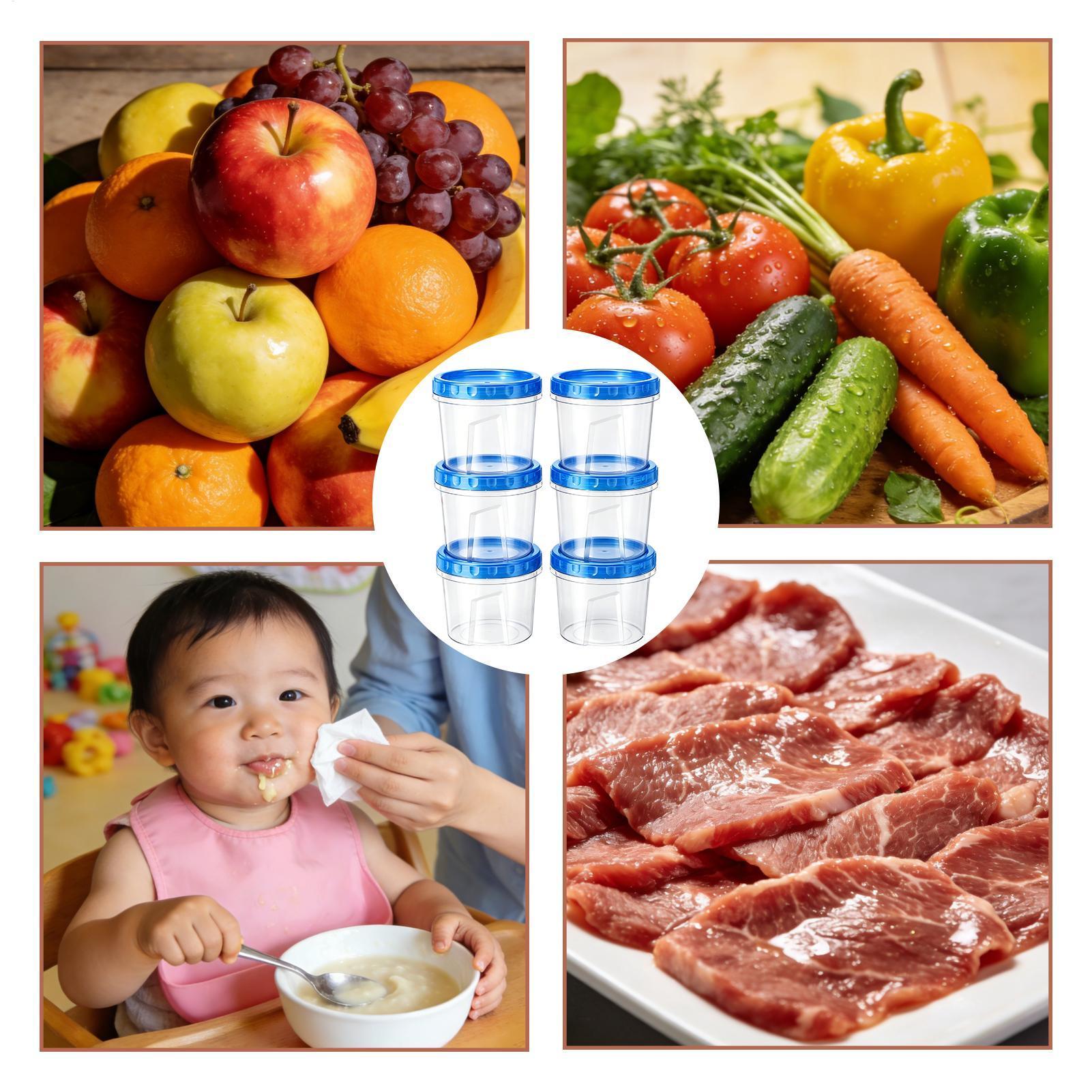 ภาชนะแช่แข็งสำหรับเก็บอาหาร 6  - Food Storage Containers บทวิจารณ์และราคา