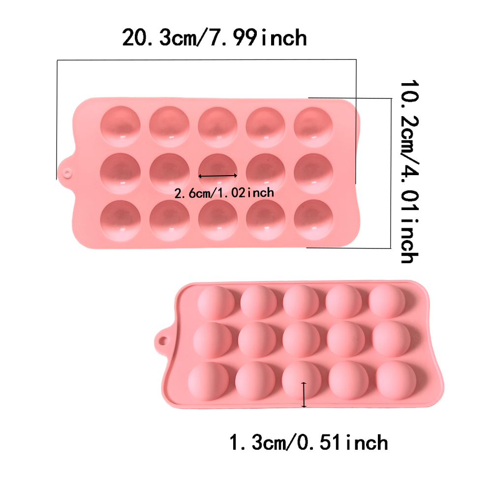 แม่พิมพ์ซิลิโคนช็อคโกแลตครึ่งว - Kitchen Gadgets Baking บทวิจารณ์และราคา