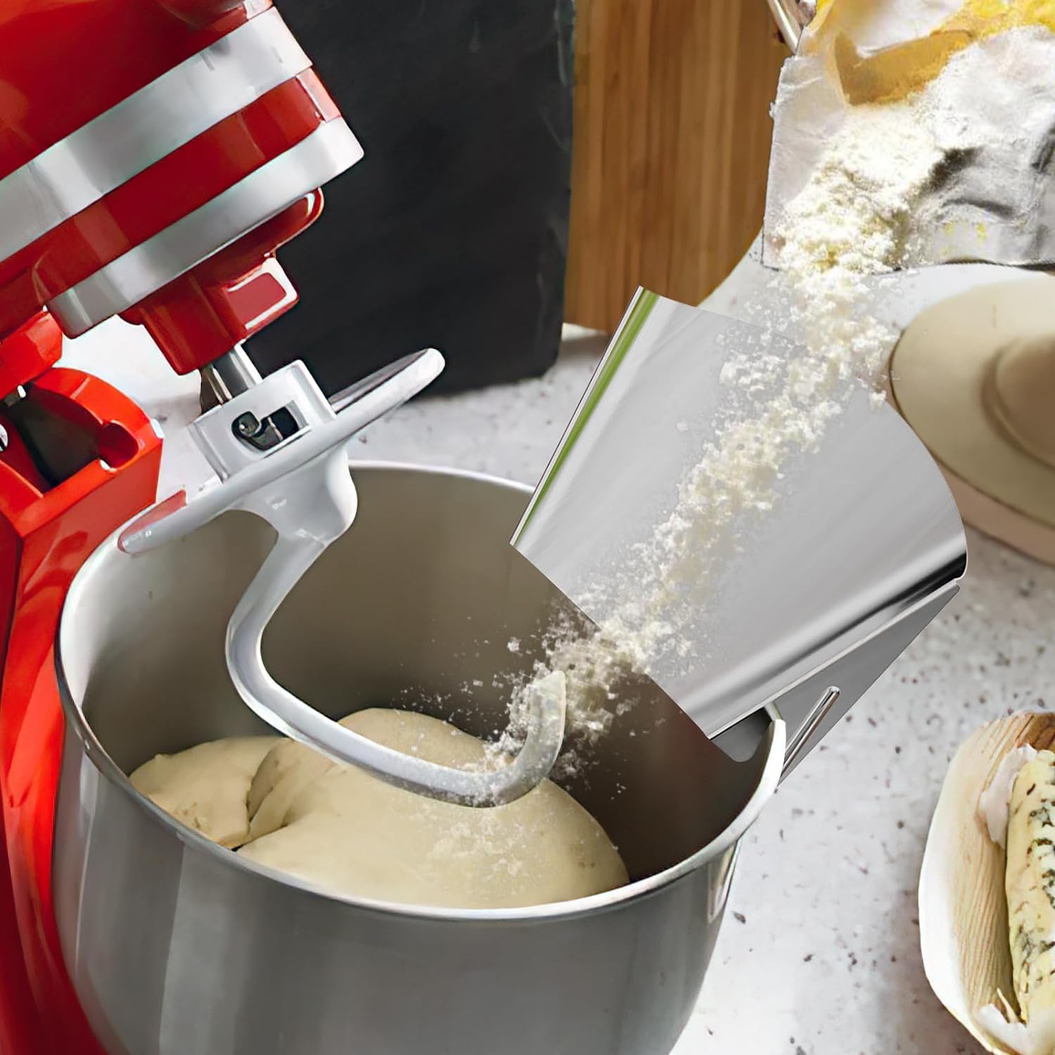 รางเทสําหรับเครื่องผสมอาหาร Ki - Kitchen Gadgets Mixer บทวิจารณ์และราคา