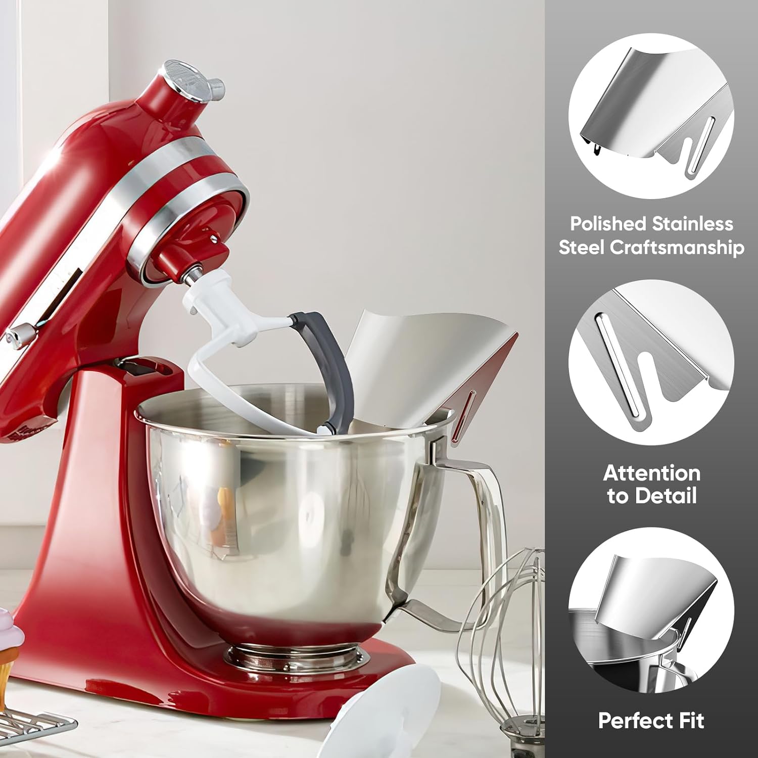 รางเทสําหรับเครื่องผสมอาหาร Ki - Kitchen Gadgets Mixer บทวิจารณ์และราคา