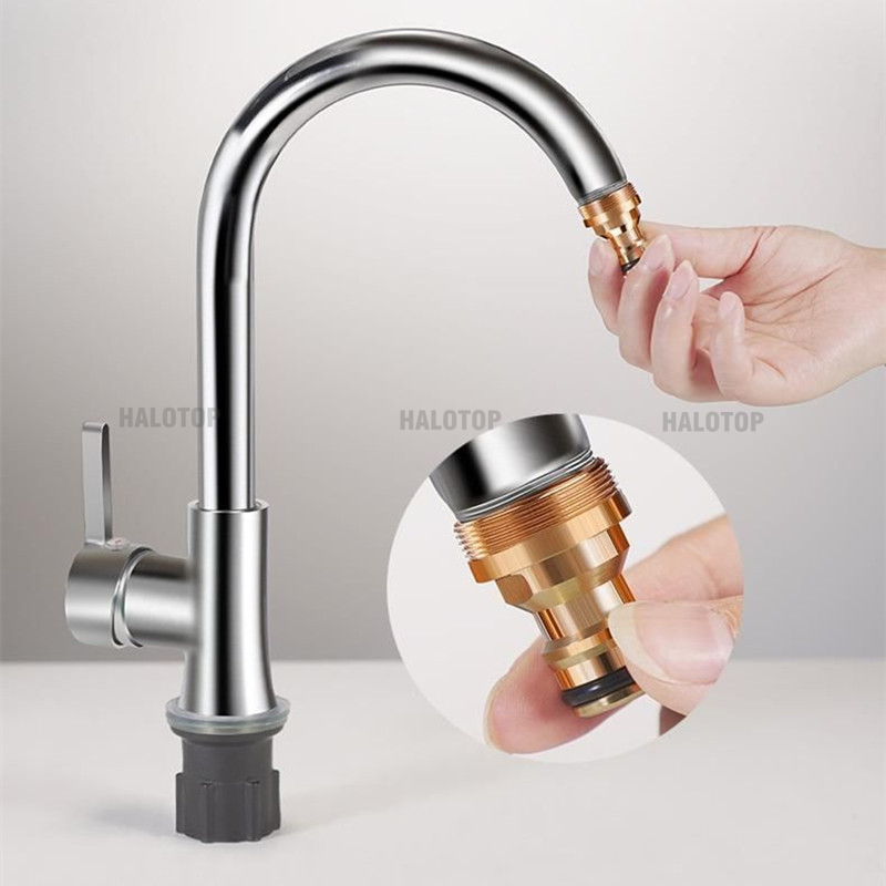 อะแดปเตอร์ก๊อกน้ำประปาทองเหลือ - Kitchen Gadgets Mixer บทวิจารณ์และราคา