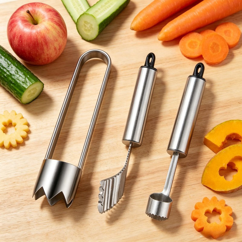 ชุดเครื่องมือคว้านเมล็ดพริกฮาล - Apple Corer Slicer บทวิจารณ์และราคา