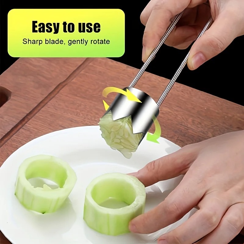 ชุดเครื่องมือคว้านเมล็ดพริกฮาล - Apple Corer Slicer บทวิจารณ์และราคา