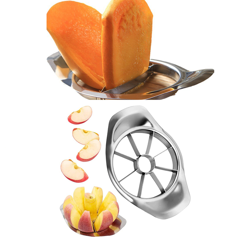 เครื่องตัดมะม่วงสแตนเลสเครื่อง - Apple Corer Slicer บทวิจารณ์และราคา