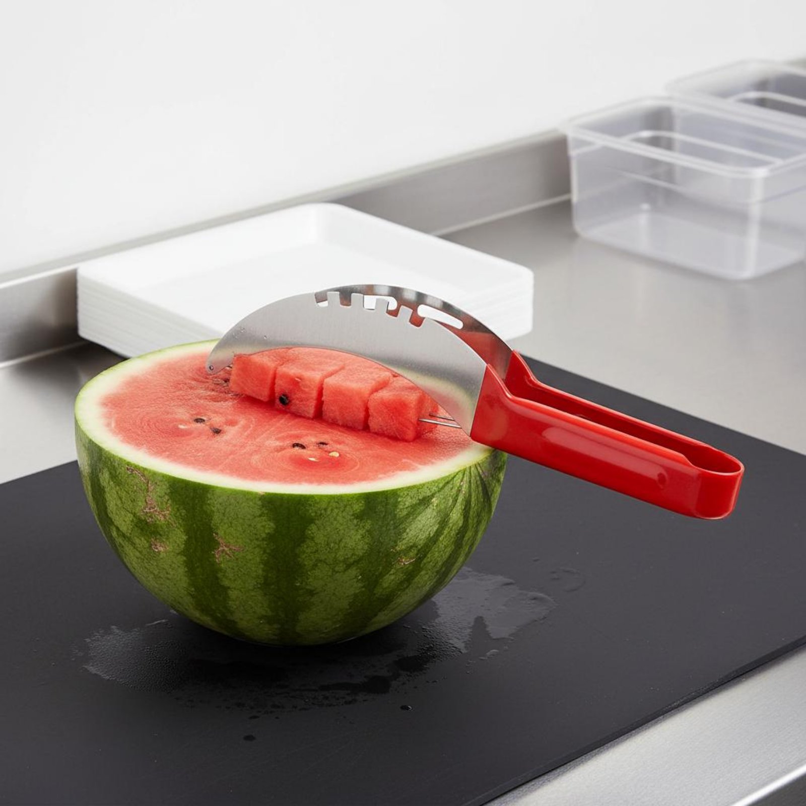 เครื่องตัดแตงโมแบบลูกเต๋า วัสด - Kitchen Gadgets Usa บทวิจารณ์และราคา