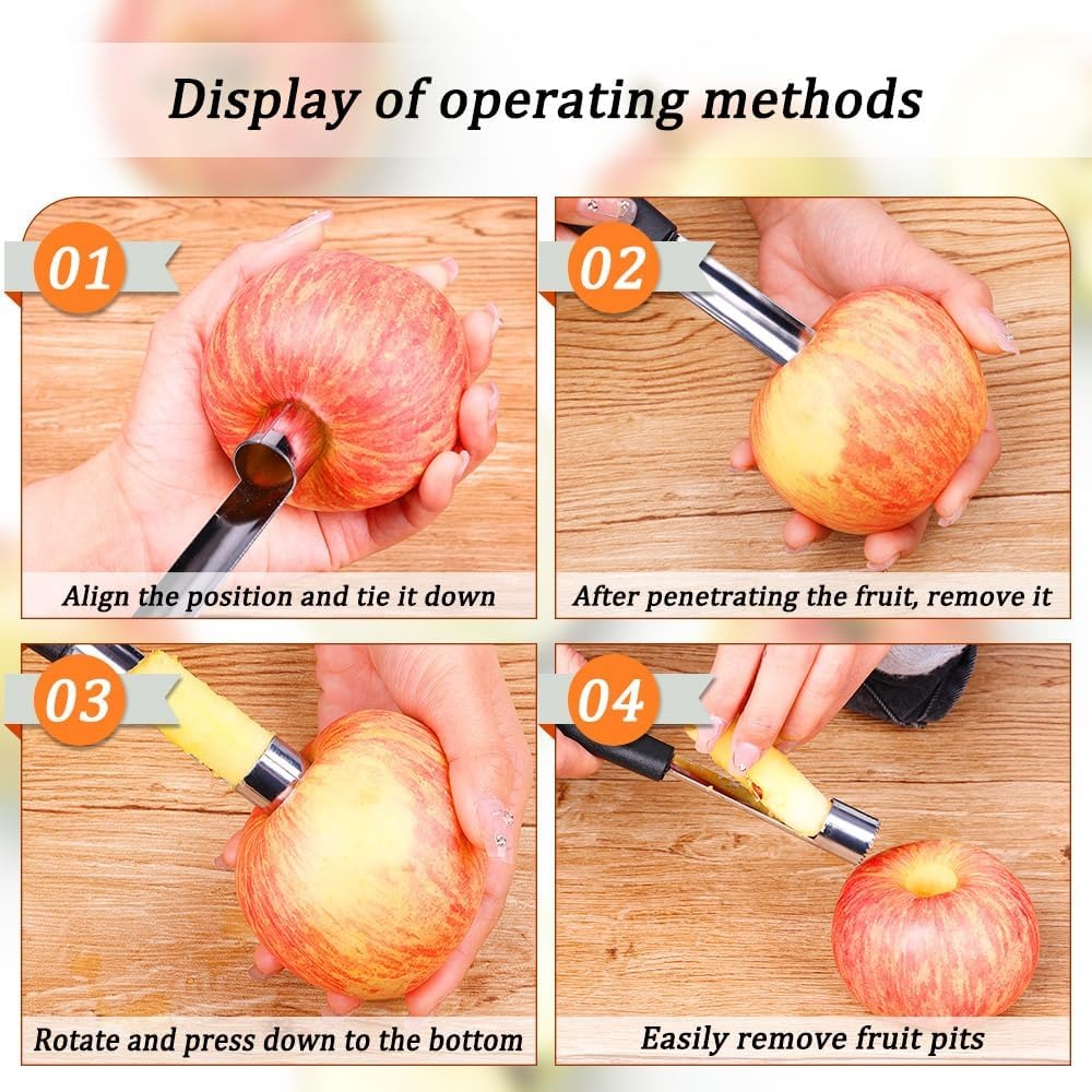 Apple Cupcake Corer,ผักผลไม้ C - Apple Corer Slicer บทวิจารณ์และราคา