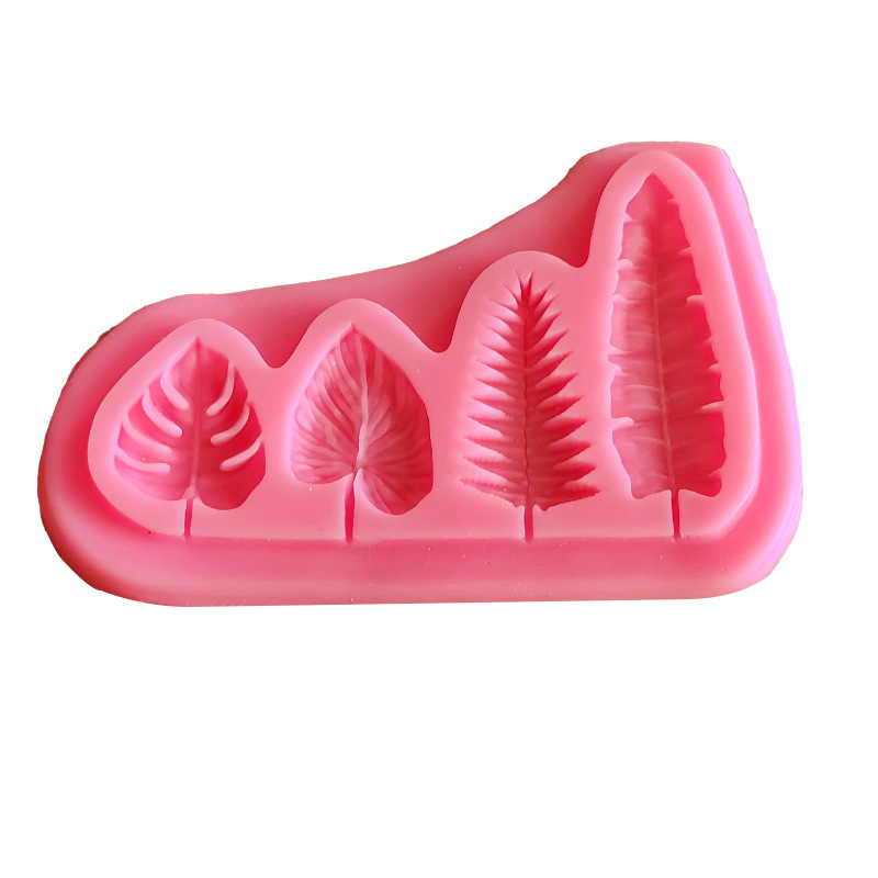 ใบปาล์มและใบเต่าแม่พิมพ์ซิลิโค - Kitchen Gadgets Baking บทวิจารณ์และราคา