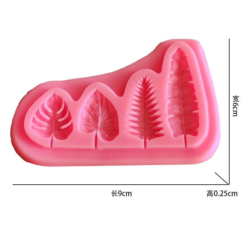 ใบปาล์มและใบเต่าแม่พิมพ์ซิลิโค - Kitchen Gadgets Baking บทวิจารณ์และราคา