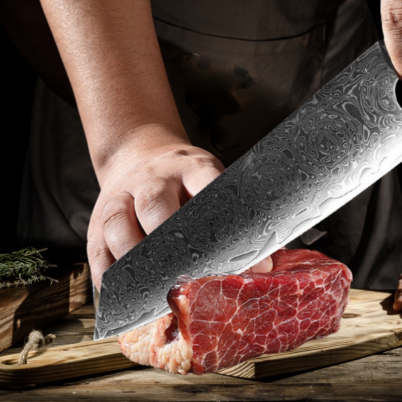 8 นิ้วมีดครัวมีดเชฟชุด 67 ชั้น - Kitchen Gadgets Japanese บทวิจารณ์และราคา