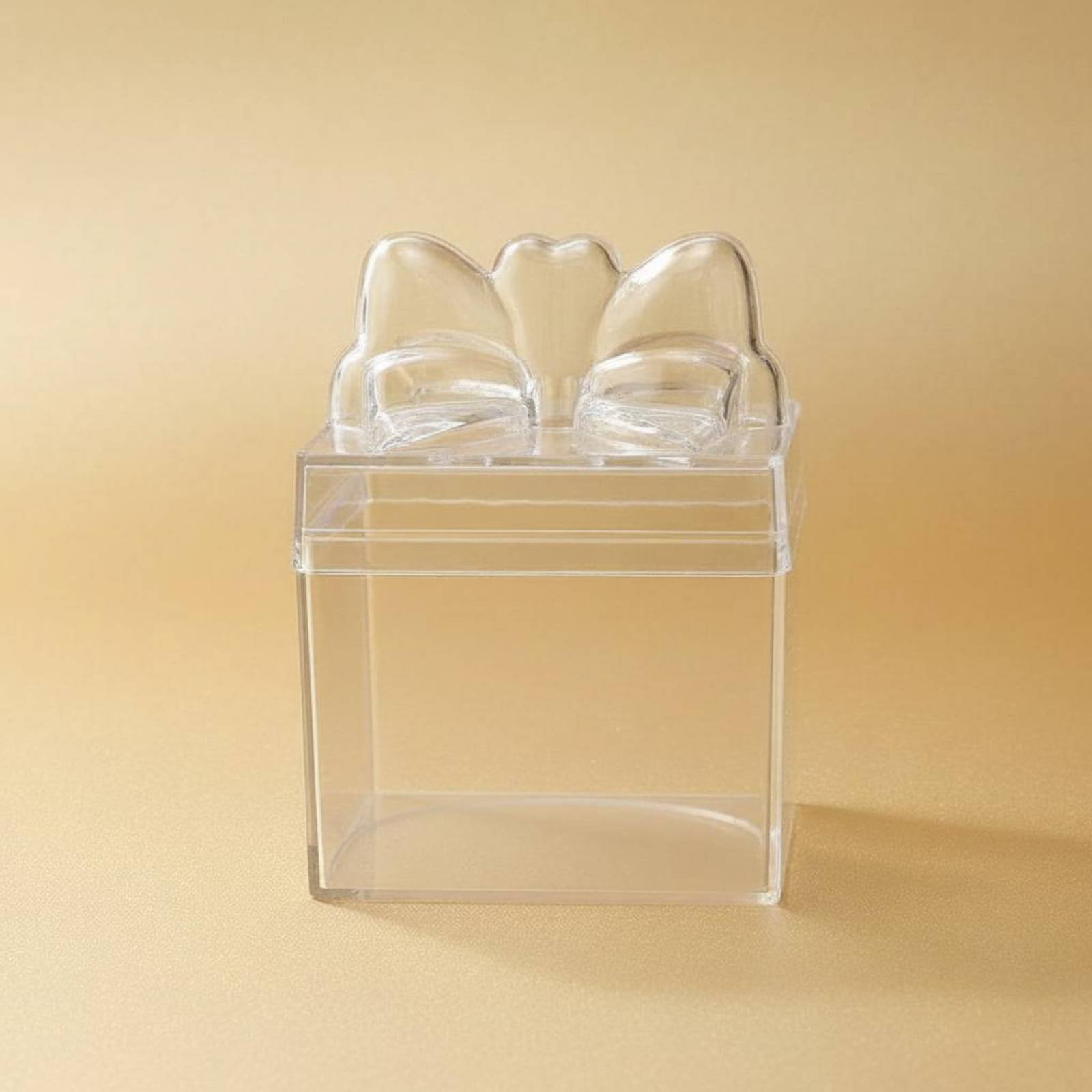 กล่องขนมพลาสติกใสพร้อมริบบิ้น  - Food Storage Containers บทวิจารณ์และราคา