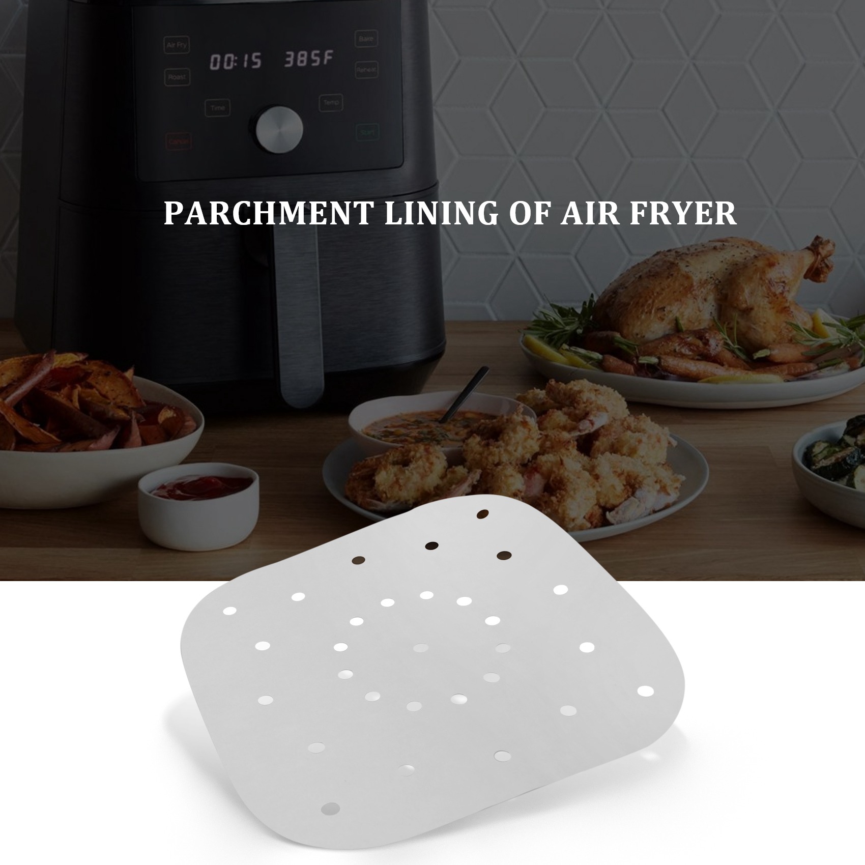 Air Fryer กระดาษ Parchment Lin - Philips Air Fryer Airfryer Xxl บทวิจารณ์และราคา