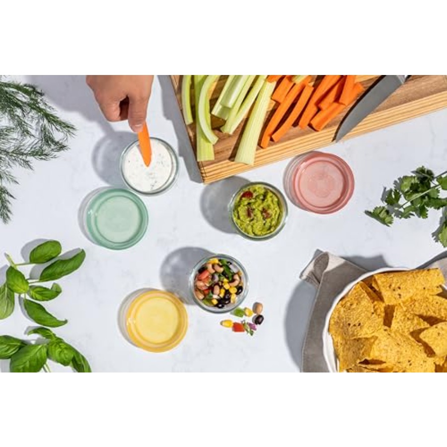 ชุดเตรียมอาหารแก้ว Color Lock  - Food Storage Containers บทวิจารณ์และราคา