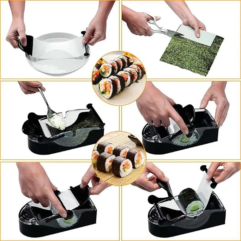 เครื่องทำที่ทำซูชิโรลเลอร์สุดว - Kitchen Gadgets Japanese บทวิจารณ์และราคา