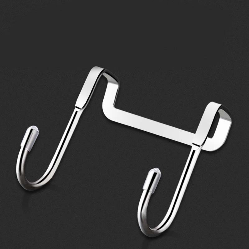 5PC 304 ตะขอสแตนเลสเจาะฟรี Dou - Kitchen Gadgets Organizer บทวิจารณ์และราคา