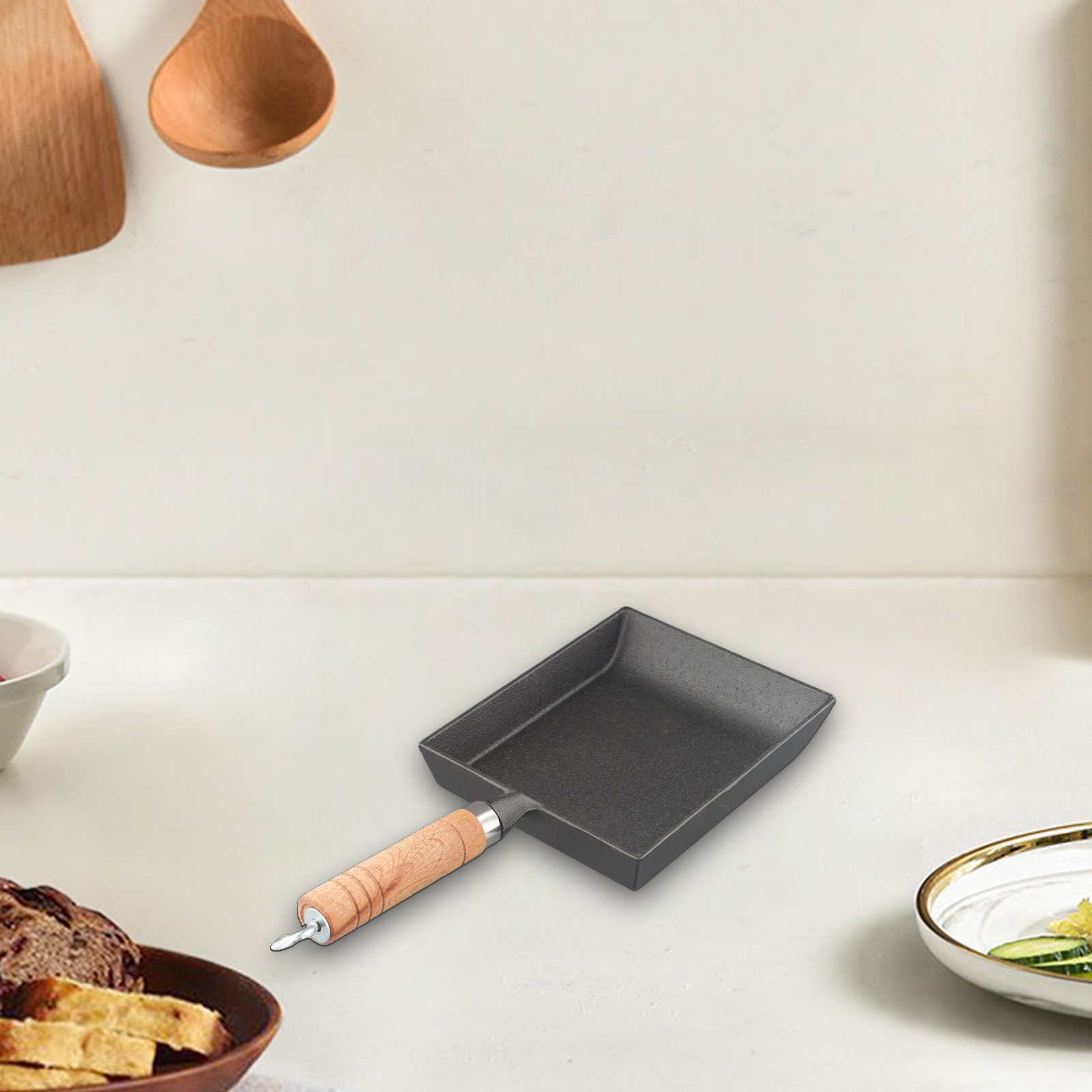 สแตนเลสสตีลสีดำสำหรับทอดทามาโก - Kitchen Gadgets Japanese บทวิจารณ์และราคา