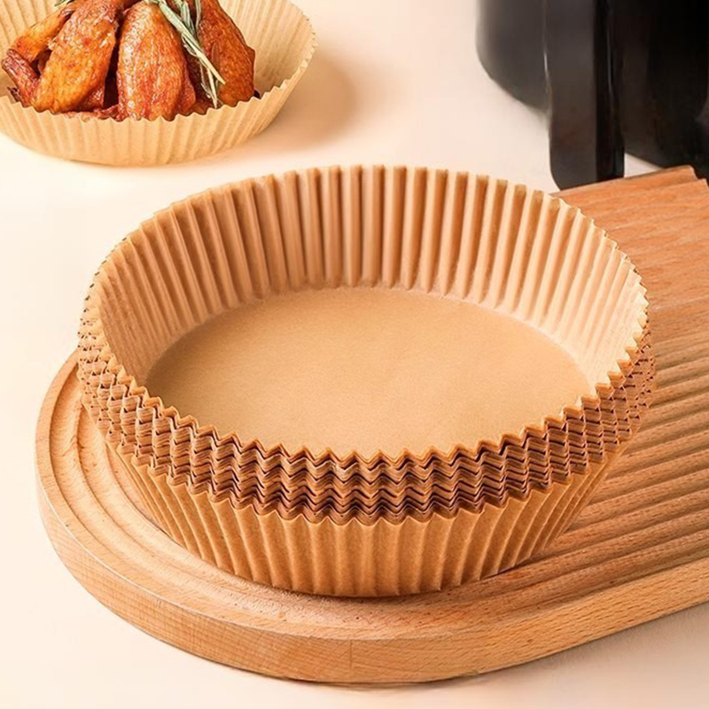 50/100PCS Air Fryer กระดาษสีสุ - Kitchen Gadgets Baking บทวิจารณ์และราคา