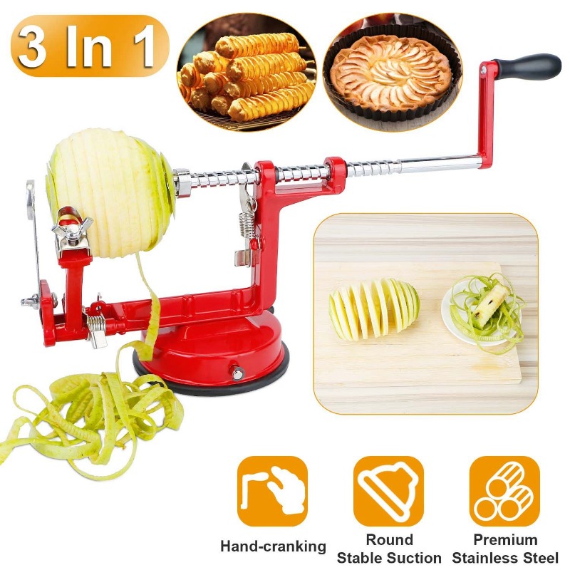 เครื่องปอกแอปเปิ้ล 3 in 1 แบบห - Apple Corer Slicer บทวิจารณ์และราคา