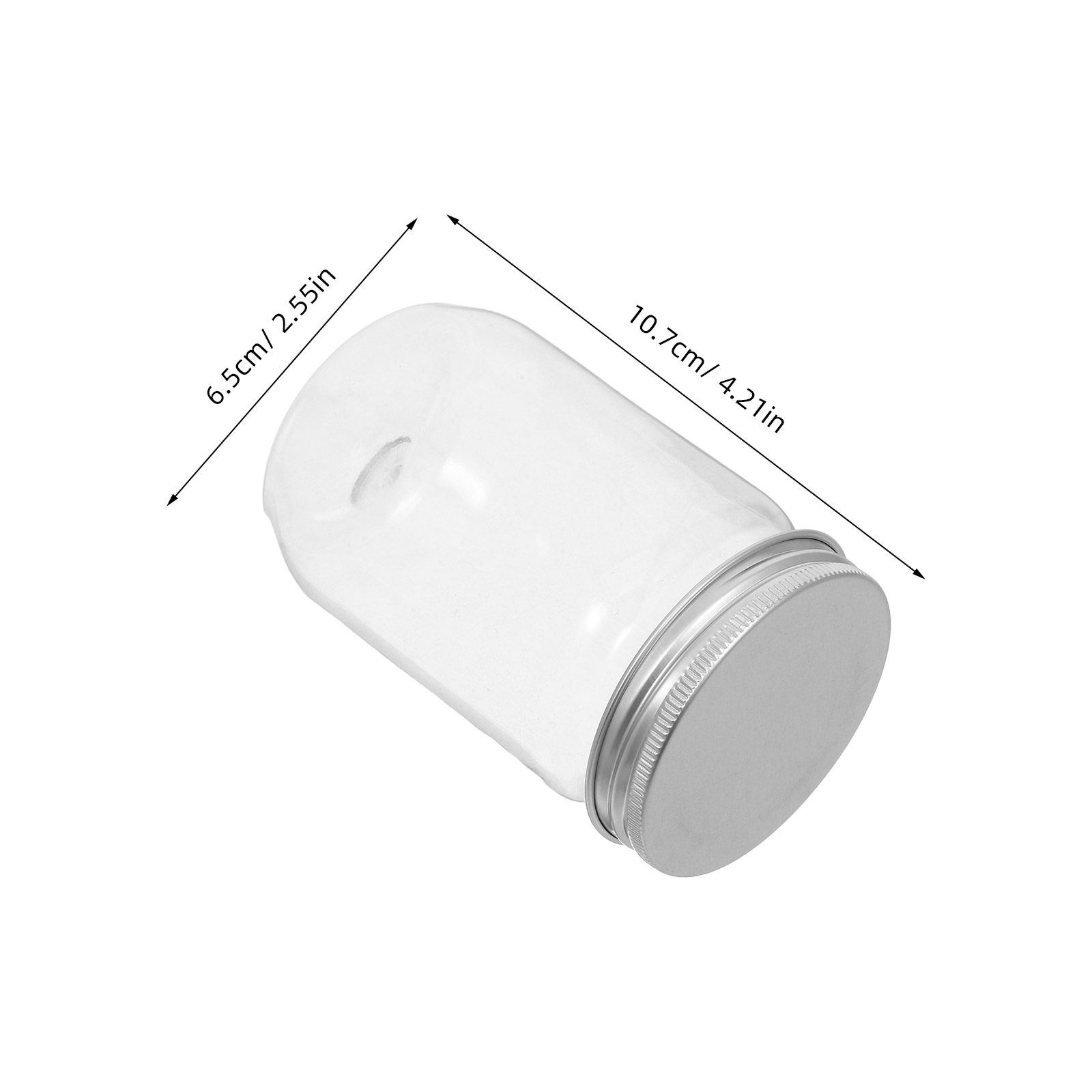 ขวดโหลพลาสติกใส 6 ชิ้น พร้อมฝา - Food Storage Containers บทวิจารณ์และราคา