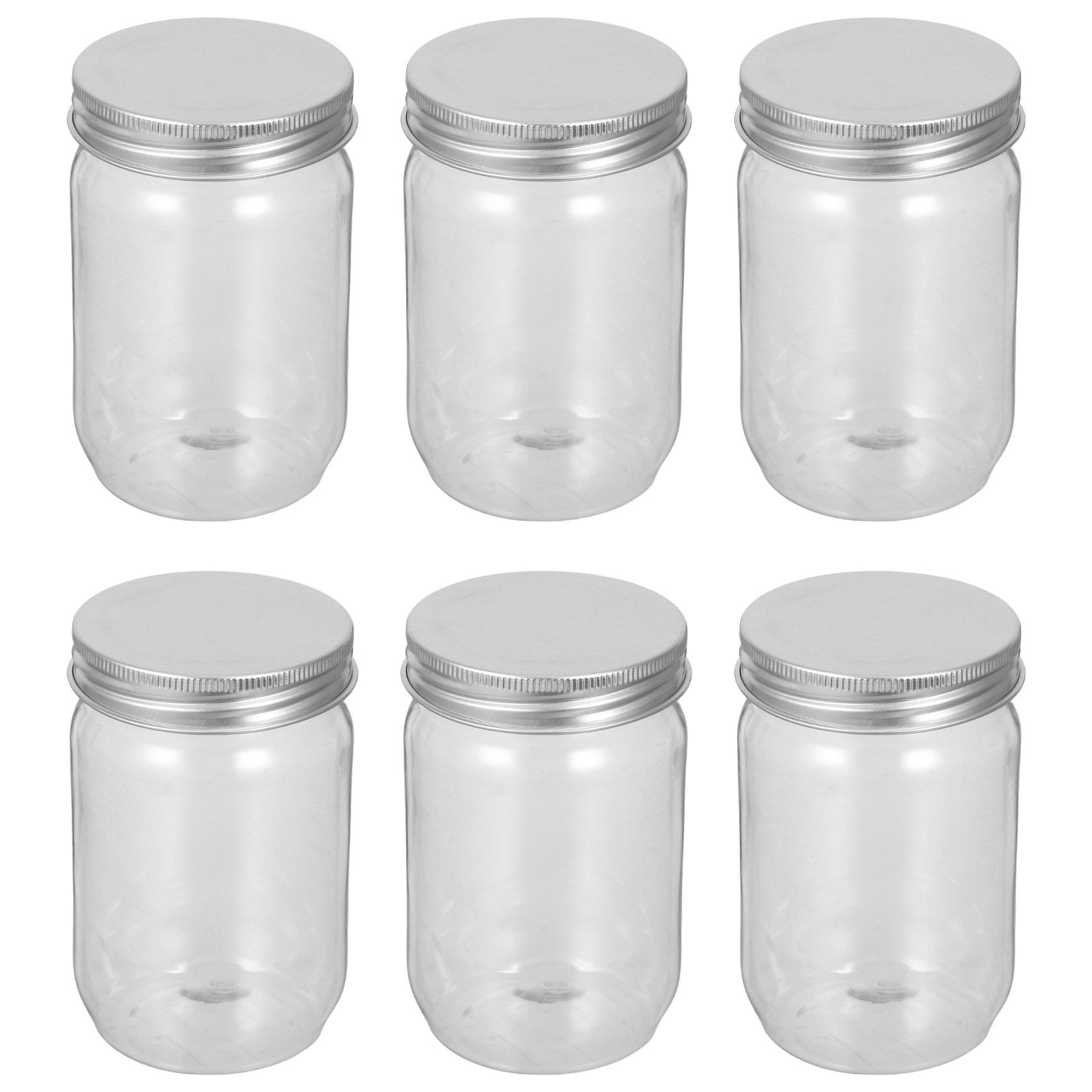 ขวดโหลพลาสติกใส 6 ชิ้น พร้อมฝา - Food Storage Containers บทวิจารณ์และราคา