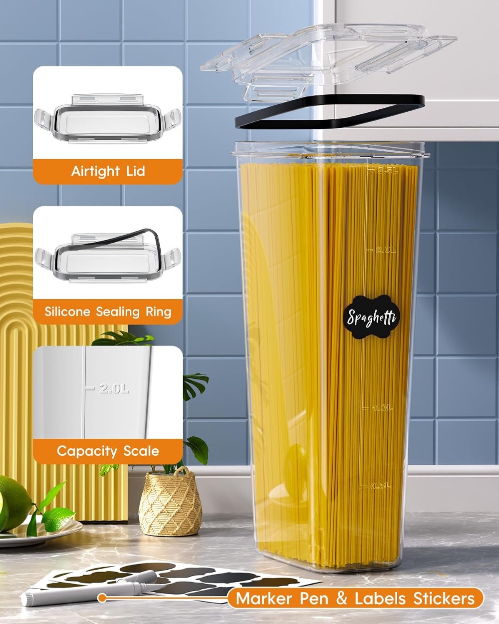 กล่องเก็บอาหารสุญญากาศ 24 ชิ้น - Food Storage Containers บทวิจารณ์และราคา