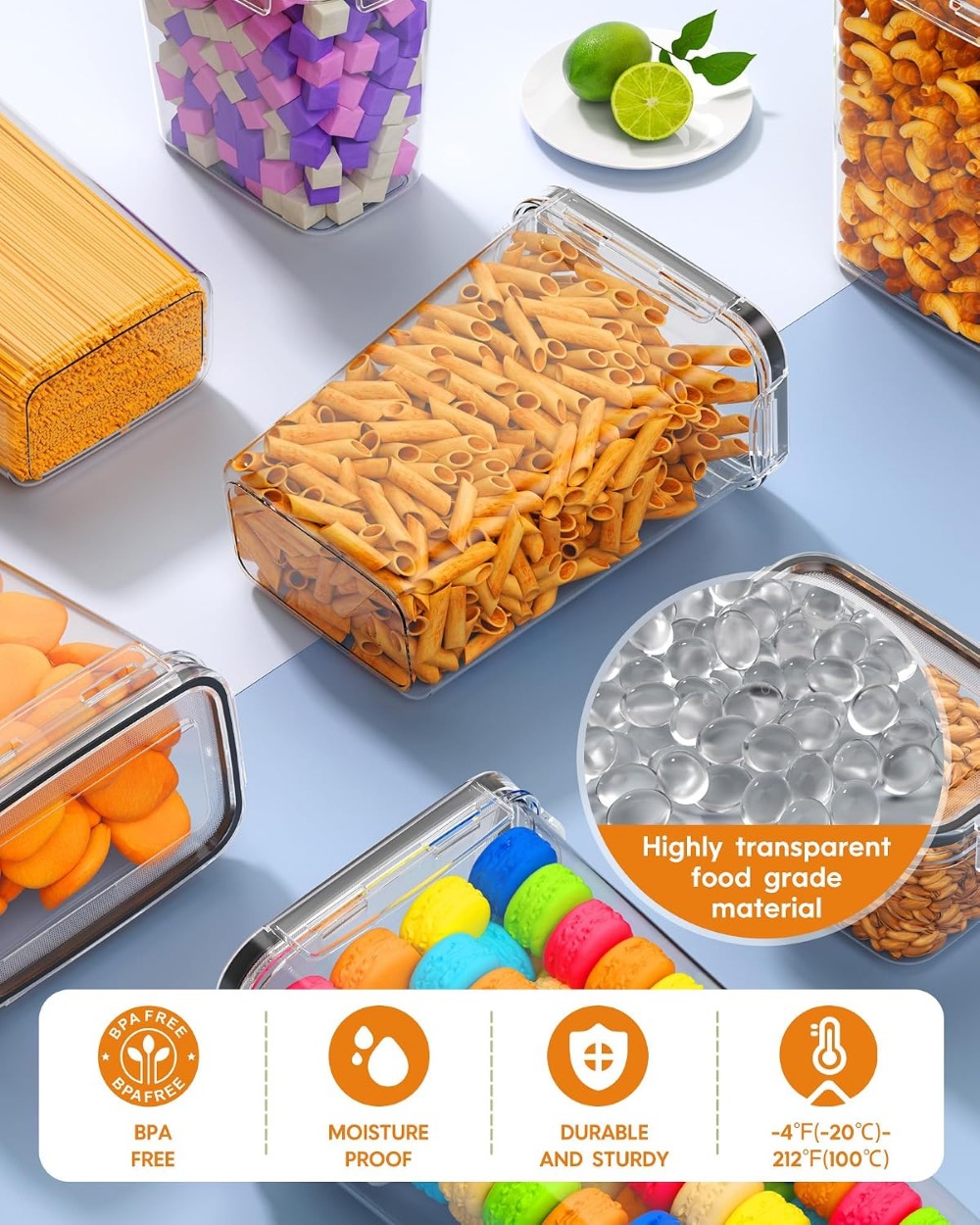 กล่องเก็บอาหารสุญญากาศ 24 ชิ้น - Food Storage Containers บทวิจารณ์และราคา