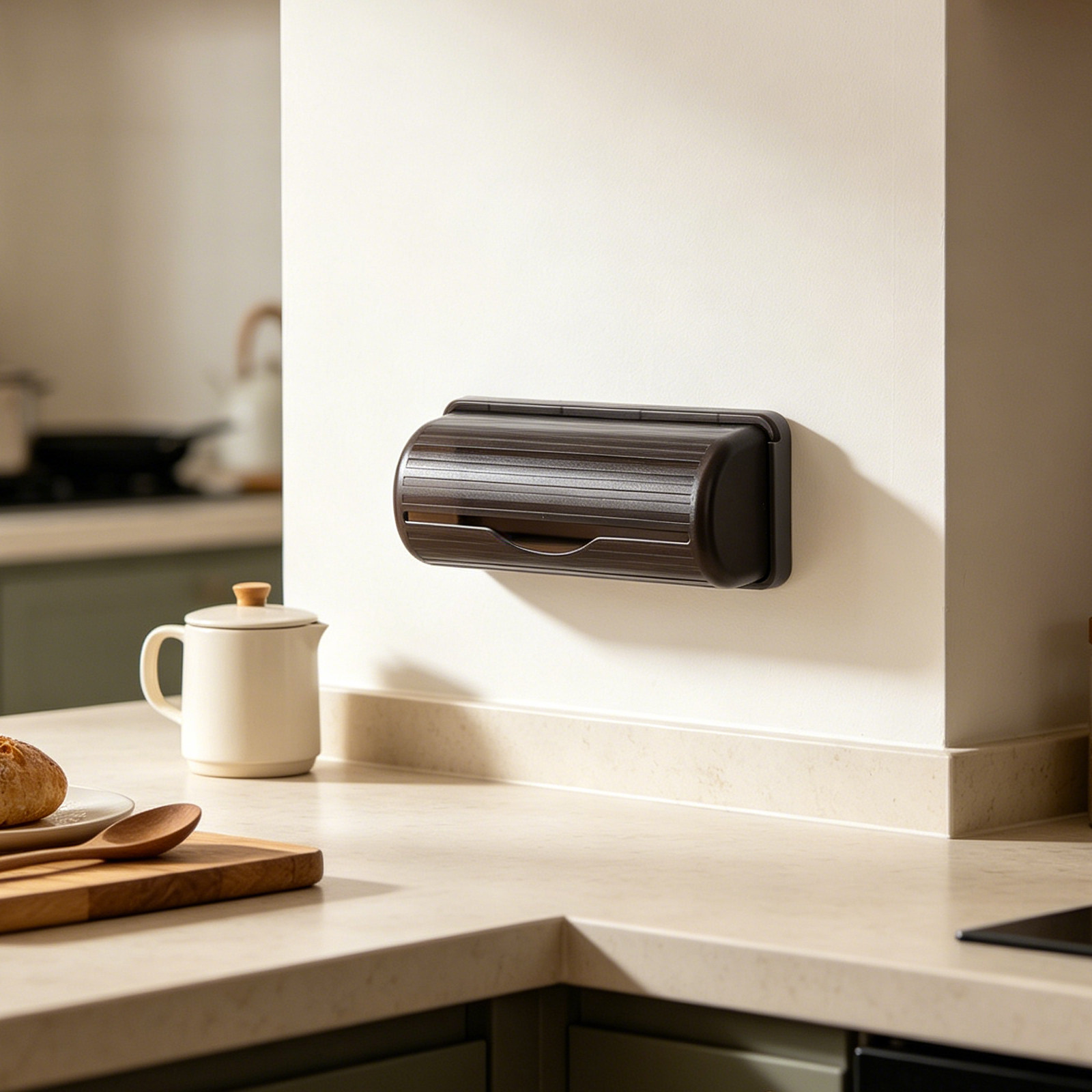 ที่แขวนถุงขยะติดผนัง กล่องจัดเ - Kitchen Gadgets Organizer บทวิจารณ์และราคา